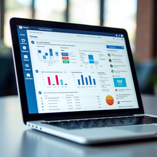 Interface utilisateur montrant la gestion des médias sociaux sur plusieurs plateformes.